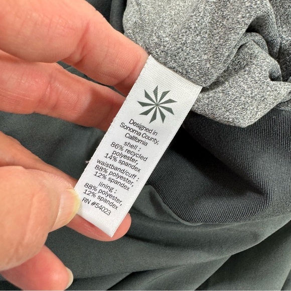 Athleta Lined Soho Jogger Pants Grey Size 0 - Picture 4 of 7